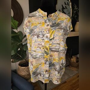 C&C California Jungle Floral Buttondown Shirt
